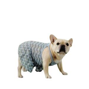 Koolaburra By Ugg X-Large Dog Green and White Mila Knit Chevron Pattern Dress